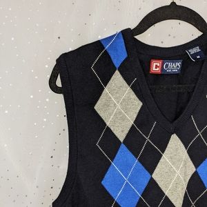 RETOUCHED CROPPED CHAMPS SWEATERVEST